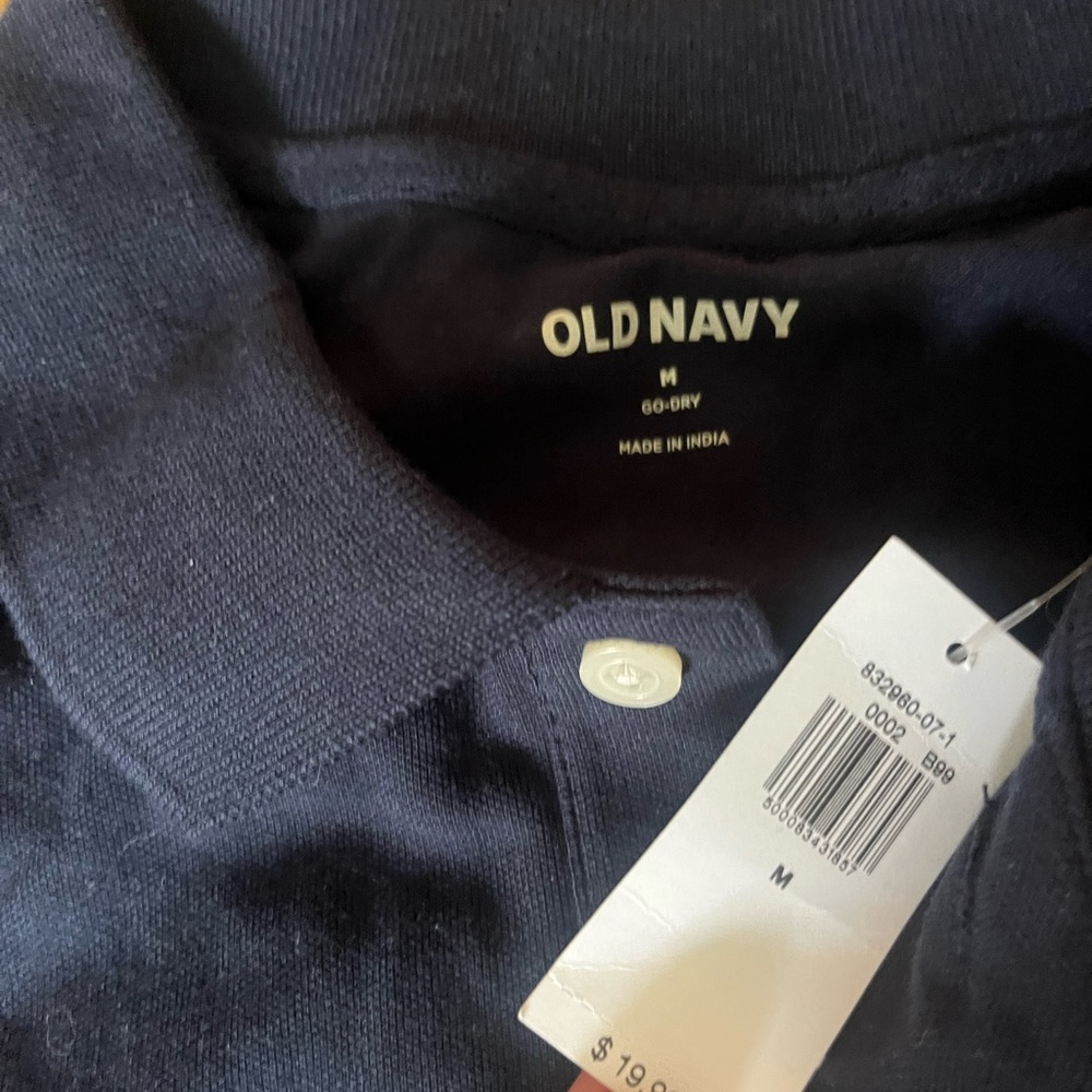 Medium collared shirt. Blue. Old navy